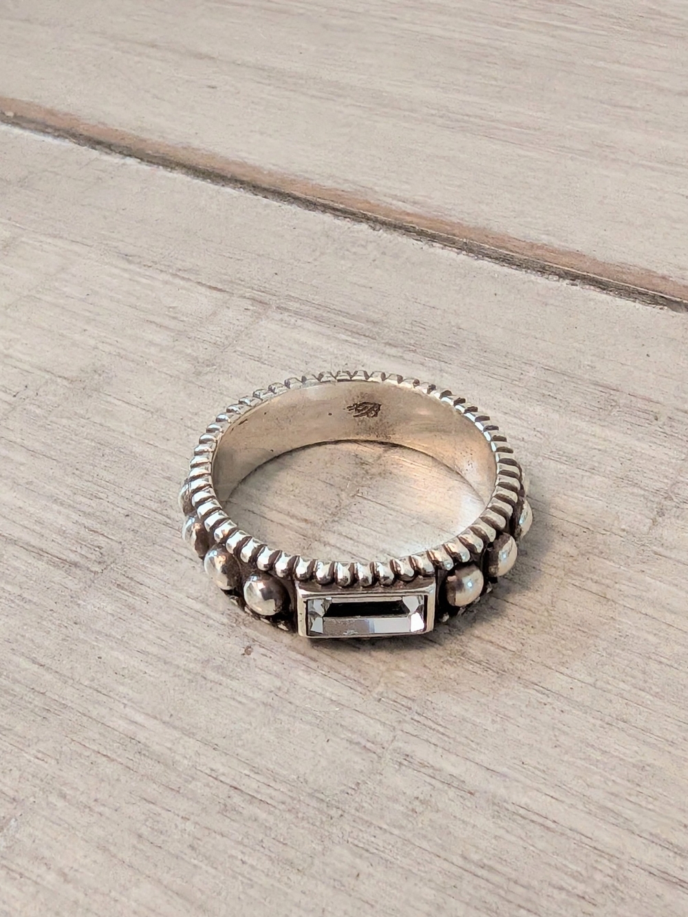 Brighton Pretty Tough Gem Ring CZ Size 8